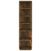 Vidaxl schoenenrek 27,5x27x102 cm bewerkt hout gerookt eikenkleurig