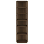 Vidaxl schoenenrek 27,5x27x102 cm bewerkt hout bruin eikenkleur - afbeelding 3