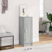 Vidaxl schoenenkast 32x35x92 cm bewerkt hout grijs sonoma eikenkleurig - afbeelding 1