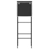 VidaXL Toiletrek 2-laags 56x30x170 cm ijzer zwart