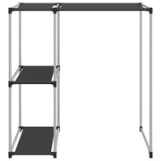 Vidaxl opbergrek voor boven wasmachine 87x55x90,5 cm ijzer zwart - afbeelding 3