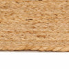 Vidaxl tapijt rond 210 cm gevlochten jute