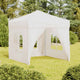 Vidaxl partytent inklapbaar met zijwanden 2x2 m wit
