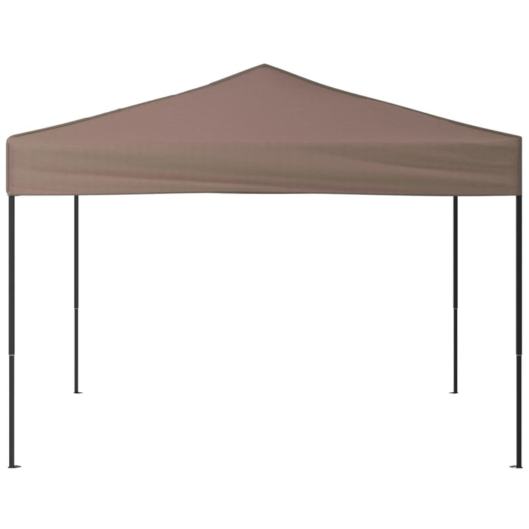 Vidaxl partytent inklapbaar 3x3 m taupe
