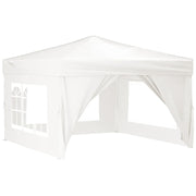 Vidaxl partytent inklapbaar met zijwanden 3x3 m wit - afbeelding 2