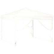 Vidaxl partytent inklapbaar met zijwanden 3x3 m wit - afbeelding 3