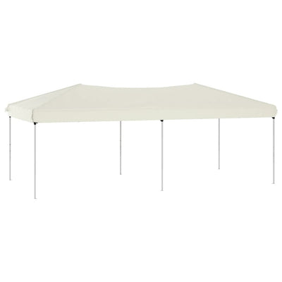 Vidaxl partytent inklapbaar 3x6 m crèmekleurig