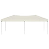 Vidaxl partytent inklapbaar 3x6 m crèmekleurig