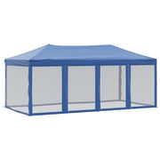 Vidaxl partytent inklapbaar met zijwanden 3x6 m blauw - afbeelding 2