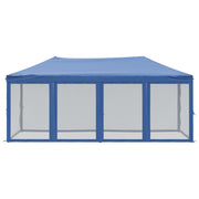 Vidaxl partytent inklapbaar met zijwanden 3x6 m blauw - afbeelding 3