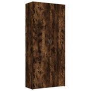 VidaXL Schoenenkast 80x35,5x180 cm bewerkt hout gerookt eikenkleurig - afbeelding 2