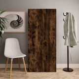 VidaXL Schoenenkast 80x35,5x180 cm bewerkt hout gerookt eikenkleurig - afbeelding 1