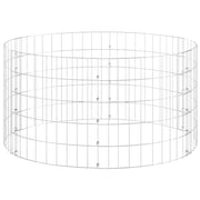 Vidaxl gabion paal rond ø100x50 cm gegalvaniseerd staal - afbeelding 3
