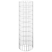 Vidaxl gabion plantenbakken 3 st rond verhoogd ø30x100 cm staal - afbeelding 3