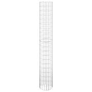 Vidaxl gabion plantenbakken 3 st rond verhoogd ø30x200 cm staal - afbeelding 3