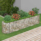Vidaxl gabion plantenbak verhoogd 260x50x50 cm gegalvaniseerd ijzer