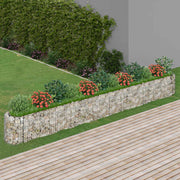 Vidaxl gabion plantenbak verhoogd 470x50x50 cm gegalvaniseerd ijzer - afbeelding 1