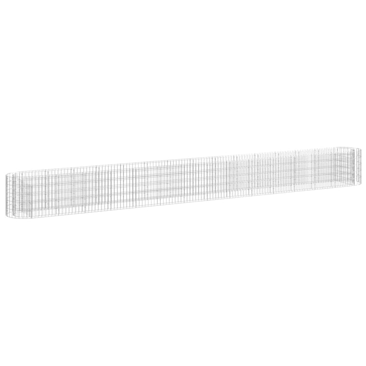 VidaXL Gabion plantenbak verhoogd 540x50x50 cm gegalvaniseerd ijzer