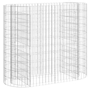 Vidaxl gabion plantenbak verhoogd 120x50x100 cm gegalvaniseerd ijzer - afbeelding 2