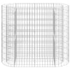 Vidaxl gabion plantenbak verhoogd 120x50x100 cm gegalvaniseerd ijzer
