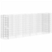 VidaXL Gabion plantenbak verhoogd 260x50x100 cm gegalvaniseerd ijzer - afbeelding 2