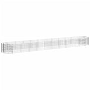 VidaXL Gabion plantenbak verhoogd 600x100x50 cm gegalvaniseerd ijzer - afbeelding 2