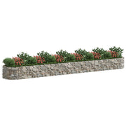VidaXL Gabion plantenbak verhoogd 600x100x50 cm gegalvaniseerd ijzer - afbeelding 3