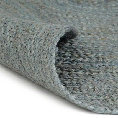 Vidaxl vloerkleed handgemaakt rond 180 cm jute olijfgroen