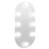 Vidaxl spiegel met led-verlichting 40x20 cm glas ovaal