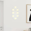 Vidaxl spiegel met led-verlichting 40x20 cm glas ovaal
