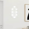 Vidaxl spiegel met led-verlichting 40x20 cm glas ovaal