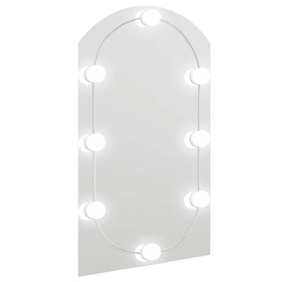 Vidaxl spiegel met led-verlichting boog 70x40 cm glas