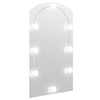 Vidaxl spiegel met led-verlichting boog 90x45 cm glas