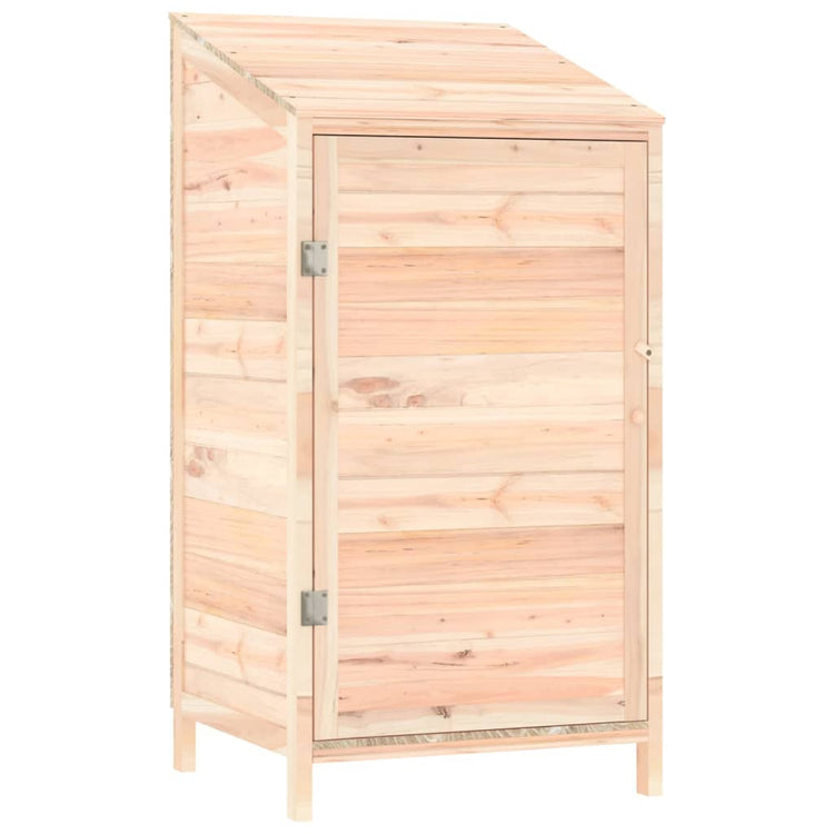 Vidaxl tuinschuur 55x52x112 cm massief vurenhout