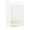 Vidaxl tuinschuur 55x52x112 cm massief vurenhout wit
