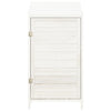 Vidaxl tuinschuur 55x52x112 cm massief vurenhout wit