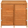 Vidaxl tuinschuur 102x52x112 cm massief vurenhout bruin