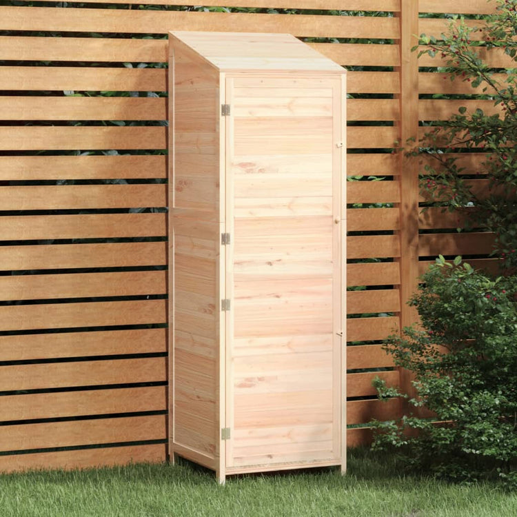 Vidaxl tuinschuur 55x52x174,5 cm massief vurenhout