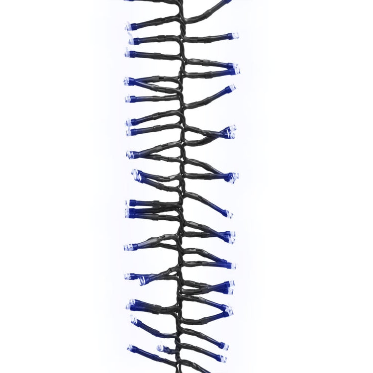Vidaxl lichtslinger cluster met 2000 led's blauw pvc