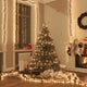 Vidaxl lichtslinger cluster met 3000 led's warmwit 23 m pvc