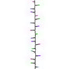 Vidaxl lichtslinger compact met 1000 led's pastel meerkleurig 25 m pvc