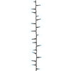 Vidaxl lichtslinger compact met 2000 led's koudwit 45 m pvc