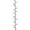 Vidaxl lichtslinger compact met 2000 led's pastel meerkleurig 45 m pvc