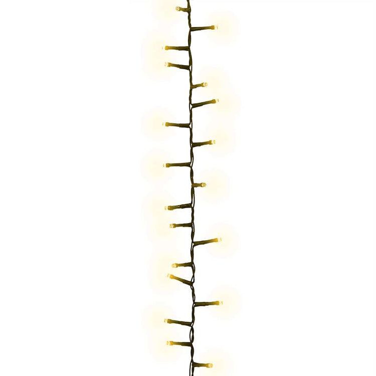 Vidaxl lichtslinger compact met 3000 led's warmwit 65 m pvc