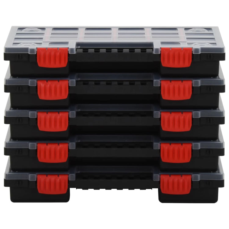 Vidaxl assortimentsdozen 5 st 34,5x25x5 cm polypropeen