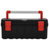 Vidaxl gereedschapskist 65x28x31,5 cm zwart en rood
