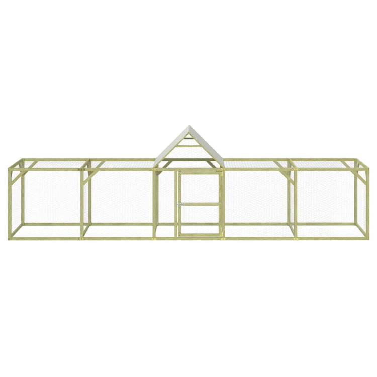 VidaXL Kippenhok 500x100x150 cm geïmpregneerd massief grenenhout