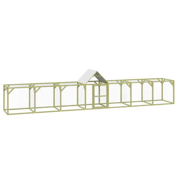 VidaXL Kippenhok 700x100x150 cm geïmpregneerd massief grenenhout