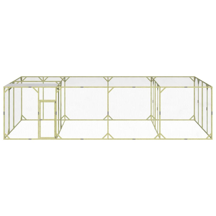 VidaXL Kippenhok 800x400x200 cm geïmpregneerd massief grenenhout