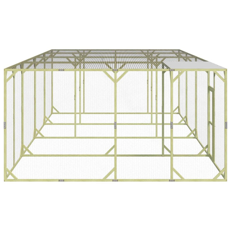 VidaXL Kippenhok 800x400x200 cm geïmpregneerd massief grenenhout